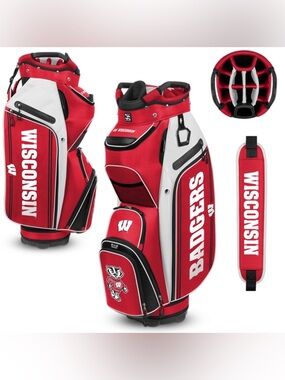 Wisconsin Badgers Team Effort NCAA The Bucket III Cooler Cart Caddy Golf Bag